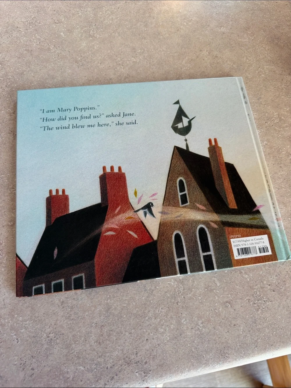 Mary Poppins Picture Book - Illustrated Cover